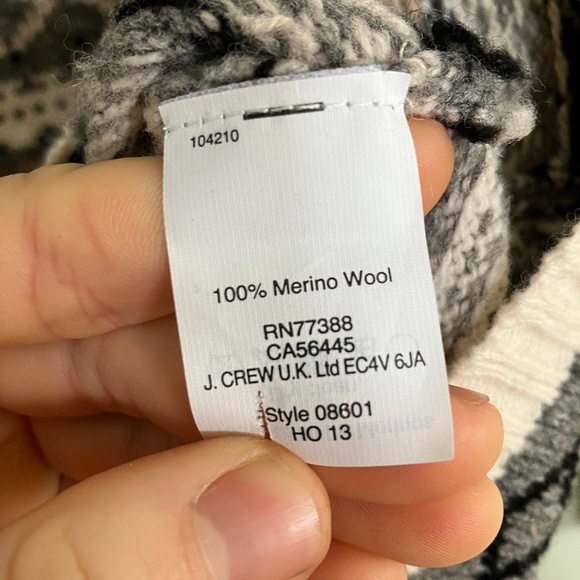 Madewell 100% merino wool nordic sweater size small - Picture 4 of 6